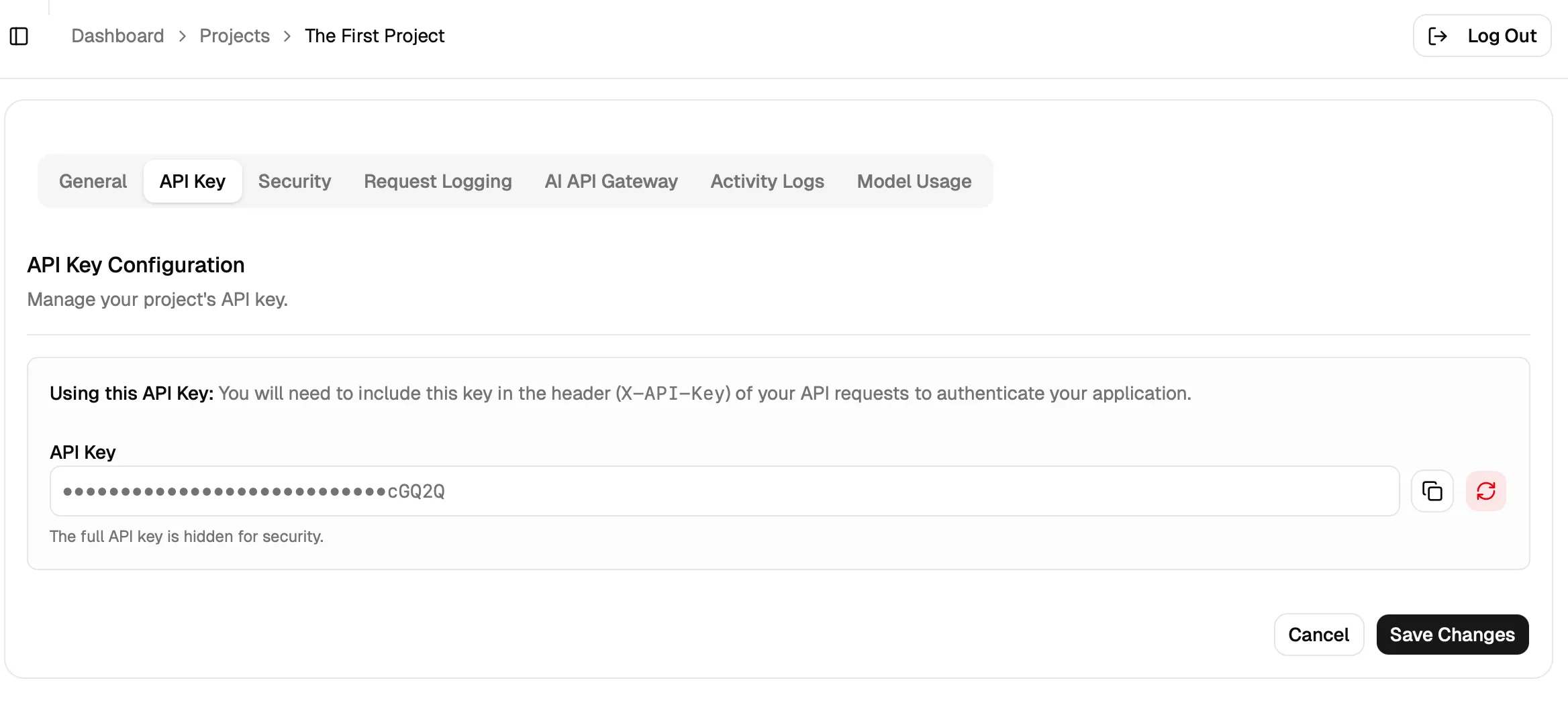 Project API Key